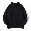 hoodie herrar kvinnor mode streetwear pullover tröja lösa hoodie par toppkläder bakre brev blixtlås pullover turtleneck tröja kappa high street