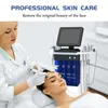 8 dans 1 machine d'hydroélectricité Hydro Facial Microdermabrasion Water Hydra Facial Oxygène Spray Gun Hydro Dermabrasion LED Light Therapy Machine