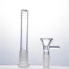 Glöd i mörkret Bong DAB Rigs Oljeplattform Vattenrör Runda Basglas Bongs med DIFFUSE DOWNSTEM Heady Glass Waterpipe SCX01