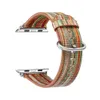 Banda de relógio de couro genuíno para Apple Watch 6/5/4 40mm 44mm SPORT SPORT SHIPSKIN SHUPS PARA IWATCH 3/2/1 38mm 42mm