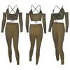 Femmes Tracksuit Deux morceaux Set Capuchon Sans manches Sportswear Pantalons Tenues Dames New Mode Sportswear Street Vêtements 0600