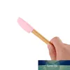 1Pcs Food Grade Silicone for Butter Cooking Multicolor Mini Spatula Bamboo Handle Baking Tools Multi Purpose