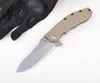 Высокое качество Classic 0562 Flipper складной нож D2 Coney Wash Point Point Blade G10 + ручка из нержавеющей стали шарикоподшипника EDC ножи