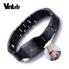 black carbon fiber bracelet