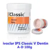 Lvoclar IPS clássico v pó de porcelana dentina a-d -100g