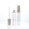 6ml Champagne brillant à lèvres récipient en plastique vide Rose or gommage noir brillant à lèvres tube eye-liner étui à cils mini brillant à lèvres bouteille divisée