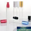 700pcs / parti 10ml Färgglada tomma glassprayflaskor påfyllningsbara mini parfymprovflaskor Atomizer kosmetiska behållare till salu