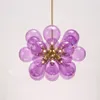 Nordic Glass Bubbles Parlor LED Hanglamp Loft Deco Hotel Hall Slaapkamer Eetkamer Suspension Lamp