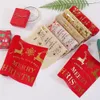 Elk Linen Christmas Table Runner Merry Christmas Decoration for Home Mesa de Natal Ornamentos Xmas Navidad Ano Novo 2021 201006