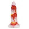 NXY Dildos Anal Toys Liquid Silicone Color Vestibule Plug Special Shaped Masturbation Device Soft and Thick False Penis Into Toy Fun Products 0225