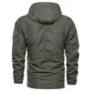 Herren Taktische Jacke Herbst Schnell Trocknend Militär Mantel Männlichen Multi Taschen Mit Kapuze Windjacke Wasserdichte Bomber Plus Größe 4XL 220301