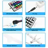 RGB LED Strip Light 5050 Flexibele lint LED Lichtstrook DC12V 5M 10m 20m Remote Full Kit voor Woonkamer Slaapkamer Keuken