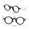 New Original Floral Buffalo horn Frames Designer Presbyopic Eyewear Circular Eyeglasses Titanium Myopic Eyewear Round Vintage3114