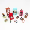 Robotime DIY Sam's Study Room avec meubles enfants adultes miniatures en bois maison de poupée modèles de construction kits maison de poupée jouet DG102 LJ200909