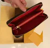 Haute qualité clémence portefeuille sac à main femme mode fermeture éclair pochette sacs à main monogrammes clémence long portefeuille porte-carte sac à main M60742