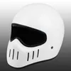 Caschi moto Japanese Co Casco integrale Rcycle Fibra di vetro Rbike Rider Ghost Vintage Racing Locomotive2690