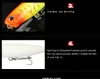 العائمة قلم الصيد إغراء 65 ملليمتر 100 ملليمتر topwater crankbait باس الأفعى الصلب الطعوم تعويم طويل الصب الصيد معالجة pesca