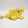 Cajas de embalaje de papel de color mate impreso amarillo personalizado 350GSM Impresión de bebé Paquete de crema para bebés Caja de almacenamiento de la botella