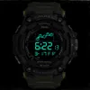 Męskie zegarek wojskowych odpornych na wodę sportową armią na rękę Digital Stopwatches dla mężczyzn Masculino Watches254i