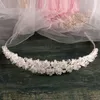 Copricapi da sposa a colori argento fatto a mano CROPPA CROPPAGNA CRIDULE CRIDULE CROPPINA VINTAGI