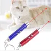 미니 고양이 빨간색 레이저 펜 키 체인 재미 있은 LED 조명 애완 동물 장난감 키 체인 포인터 펜 키깅 고양이 훈련 재생 장난감 손전등 shfa1