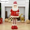 Dekoracja świąteczna dla domu Świętego Mikołaja Snowman Reindeer Doll Ornaments Pendant Xmas Rok Gift Regalos de Navidad dla domu 201204