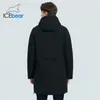 ICEbear parka da uomo invernale giacca casual con cappuccio nuovo cappotto invernale in cotone di media lunghezza abbigliamento da uomo di marca MWD20896I 201023