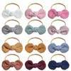 2020 New Christmas Baby Girls Bowknot Hair Scrunchies Princess Hair Rope Elastic Rubber Bands Babies Headband Accessories