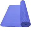 6/8mm TPE Kalın Tek Renkli Desenli Yoga Mat Fitness Slip Olmayan Gym Egzersiz Pilates Mat Padleri Su Geçirmez Yoga Mat Fitness Yoga Pad