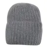 Beanie/Skull Caps Women Winter Fuzzy Plush Warm Knitted Beanie Hat Solid Color Cuffed Skull Cap1