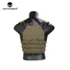 Emersongear JPC Tactical Vest Easy Vest Plate Carrier Body Armor airsoft Protective Gear Ranger Green Military Army Hunting Vest 201214