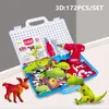 DIY Pretend Play Perceuse électrique Vis Assemblage Animaux Bloc Modèle Jouet Garçon Enfants Outil Jouets Éducatifs pour Jeux Puzzles LJ201007