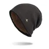 Bonnet / Skull Caps Hommes Hiver Chaud Chapeau Mode Adulte Unisexe Tricoté Casual Bonnets Skullies Laine Chapeaux Marque En Plein Air Solide Gorros1