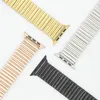 Pulseiras de relógio elásticas flexíveis para Apple Watch Series 6 SE 5 4 3 2 pulseira de aço inoxidável para pulseira iWatch 38/40 mm 42/44 mm