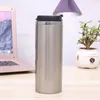 Newest 420ml double wall stainless steel sublimation coffee mug vacuum insulated skinny tumbler with lid custom SEAWAY LLF12341