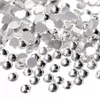 Nagelkonstdekorationer 1440pcsbag SS3SS20 Clear Crystal AB Color 3D Rhinestones plagg Non Fix Flatback Glass Stones VB6327428