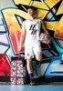 Neue KUANGMI Graffiti gelbe Basketballtasche Mode Sportrucksack männliche Studenten Ausbildung multifunktionale große Kapazität