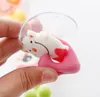 2021 Cute Cartoon Sucker Toothbrush Holder Suction Cup Hooks Animal Sucker Toothbrush Wall Holder Suction Cup Bathroom