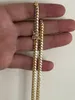 Men's Solid 14k Yellow Gold Plated Miami Cuban Link Chain 6mm Necklace 24"