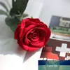 5 pezzi 51 cm ramo lungo bouquet di fiori bellissime rose di seta bianca fiori artificiali decorazioni per la casa da tavola per matrimoni disporre fiori finti