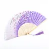 2022 neue 11 Arten Hochzeit Folding Fan Klassische Chinesische Wind Hand Japanische Seide Tanz Kirsche Fans