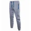 Neue 2020 Männer Gym Sport Training Jogger Trainingsanzug Beiläufige Lange Hosen Feste Hosen Mit Taschen Kordelzug Taille Jogginghose M-3XL H1221