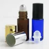 12 stks 5ml Mini Nieuwe Roll On Roller Flessen voor essentiële oliën Roll-on hervulbare parfumfles deodorant Containers