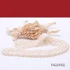 Jyx Pearl Sweater Colares Longo Rodada Natural Branco 8-9mm Natural Freshwater Pearl Necklace Charme Infinito Colar 328Sale 201104