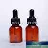 Bottiglie contagocce in plastica da 25 ml Brwon 25cc Bottiglia vuota di olio essenziale Mini fiale campione Contenitore cosmetico con display per siero