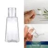 10 stks 30ml wegwerp lege hand sanitizer plastic navulbare fles cosmetische container transparante gel fles