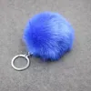 Price simulation fur ball key chain 8cm imitation rabbit hair bag key chain pendant women's car pendant