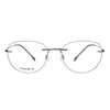 Mode lunettes de soleil cadres B titane sans monture lunettes cadre femmes ovale lunettes Prescription lunettes Spectacle hommes Eyewear1
