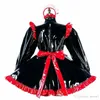 Vestito da femminuccia in PVC pesante cross dresser Fatto su misura255z