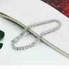 Męskie bransoletki lodowane diamentowe łańcuch tenisowy bransoletka bioder biżuterii Materiał miedziany Złota srebrna róży kolor zapięcie CZ Bolega L7715033